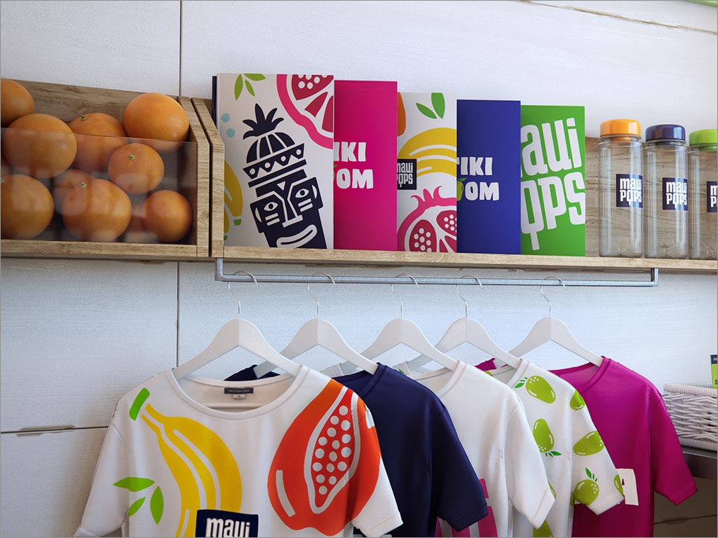 美國毛伊島雪糕冷飲店logo店面設計辦公用品設計 美國毛伊島雪糕冷飲店logo店面設計辦公用品設計