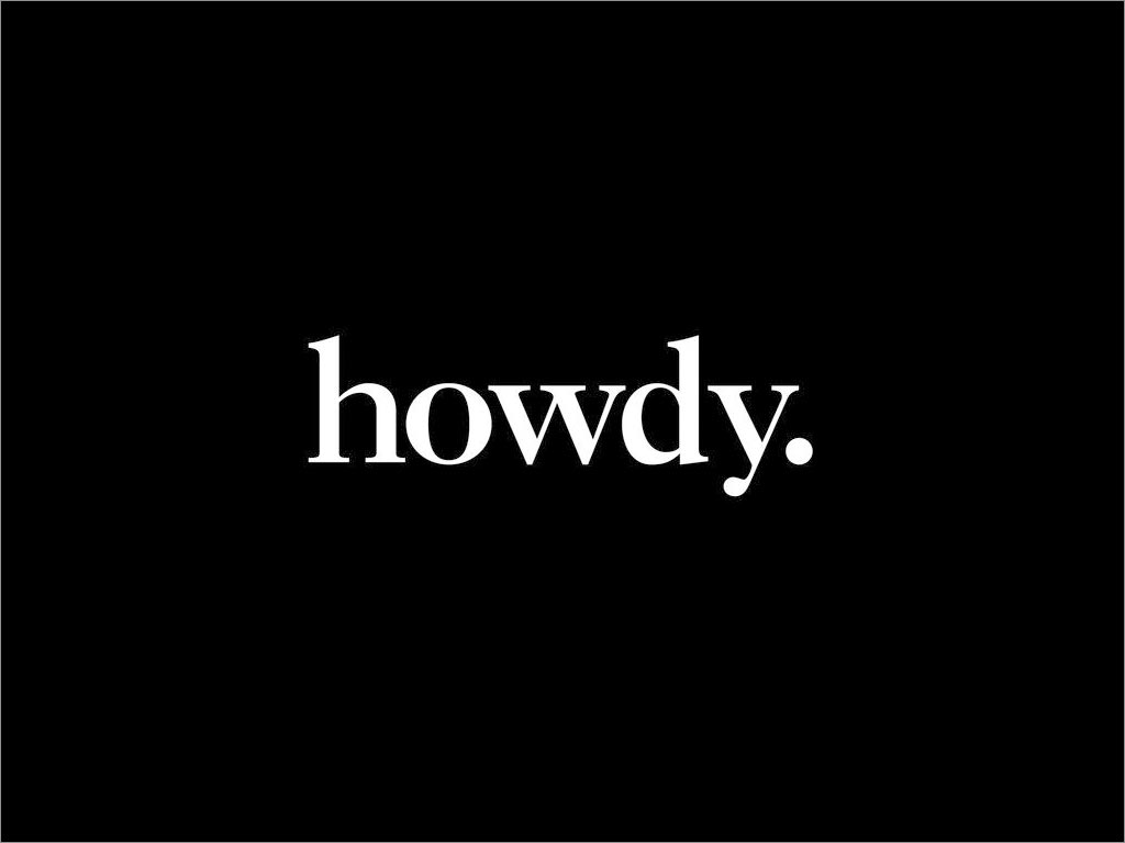 韓國Howdy男士生活館店面logo設計 韓國Howdy男士生活館店面logo設計