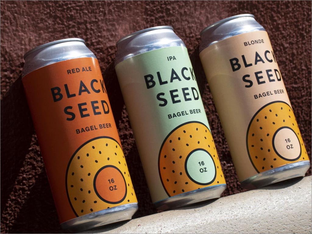 美國Black Seed Bagel飲料包裝設(shè)計(jì)
