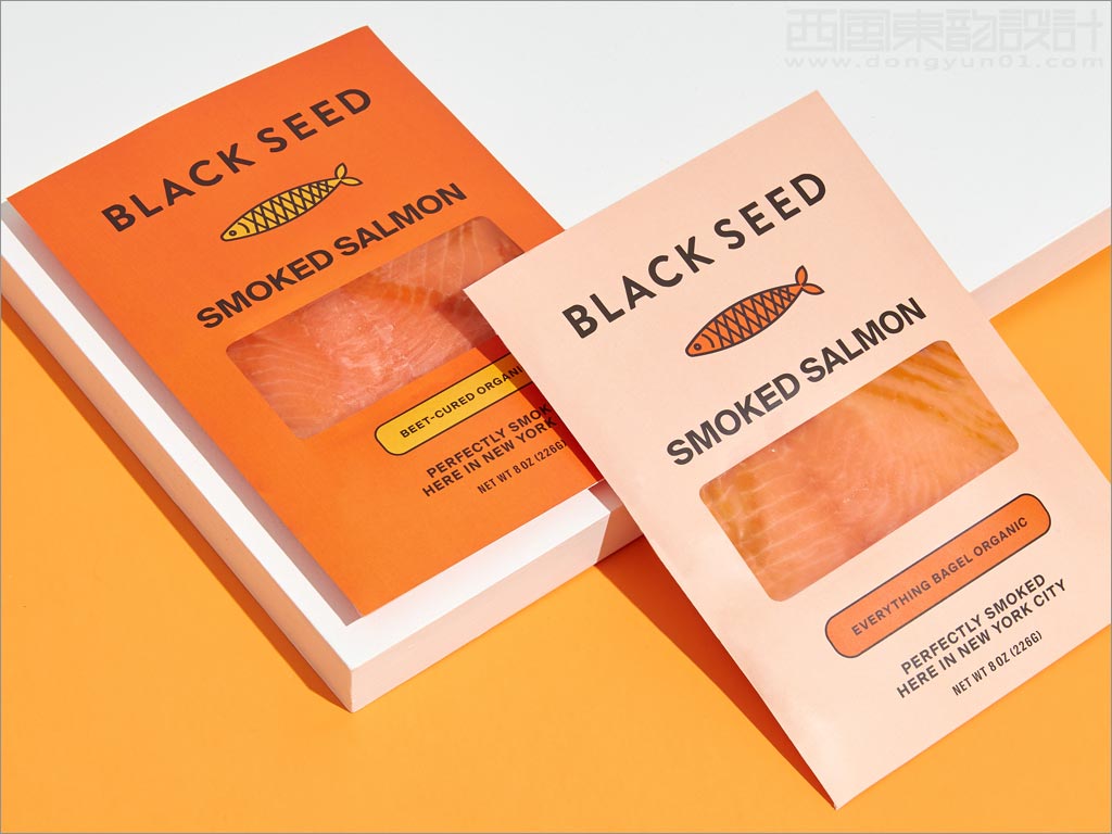 美國Black Seed Bagel三文魚包裝袋設(shè)計(jì)