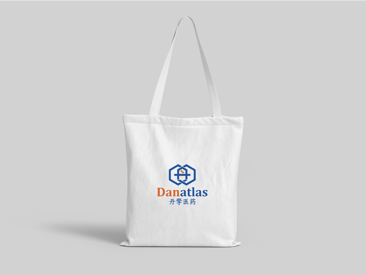 北京丹擎醫(yī)藥科技公司logo設計應用之手提袋設計 北京丹擎醫(yī)藥科技公司logo設計應用之手提袋設計