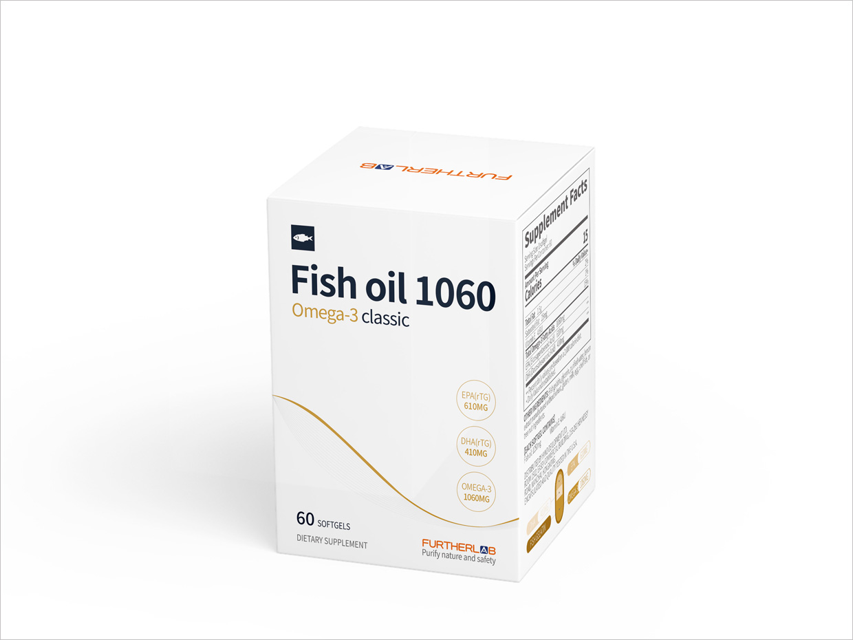 FURTHERLAB魚油保健品包裝設計 FURTHERLAB魚油保健品包裝設計