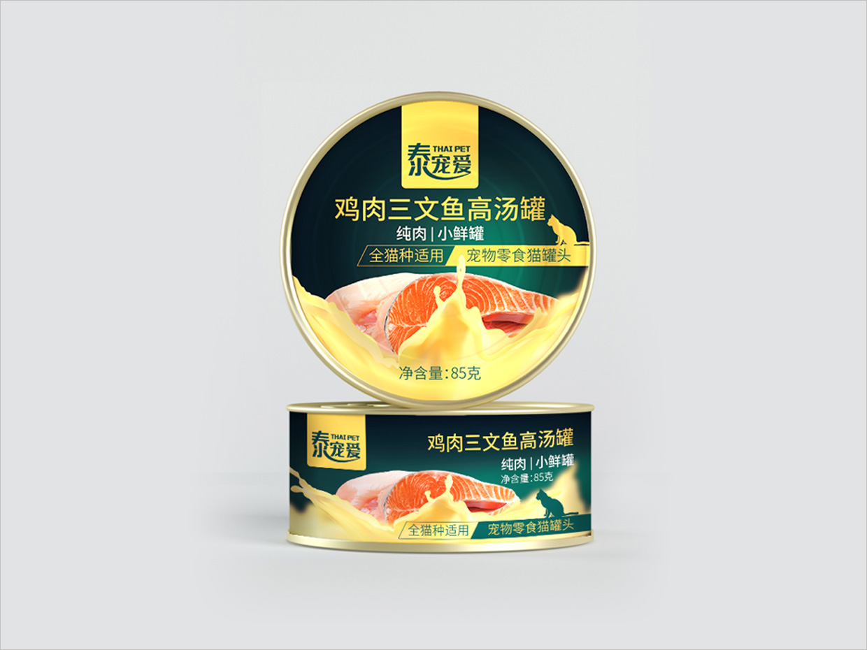 泰寵愛寵物食品罐包裝設(shè)計(jì) 泰寵愛寵物食品罐包裝設(shè)計(jì)