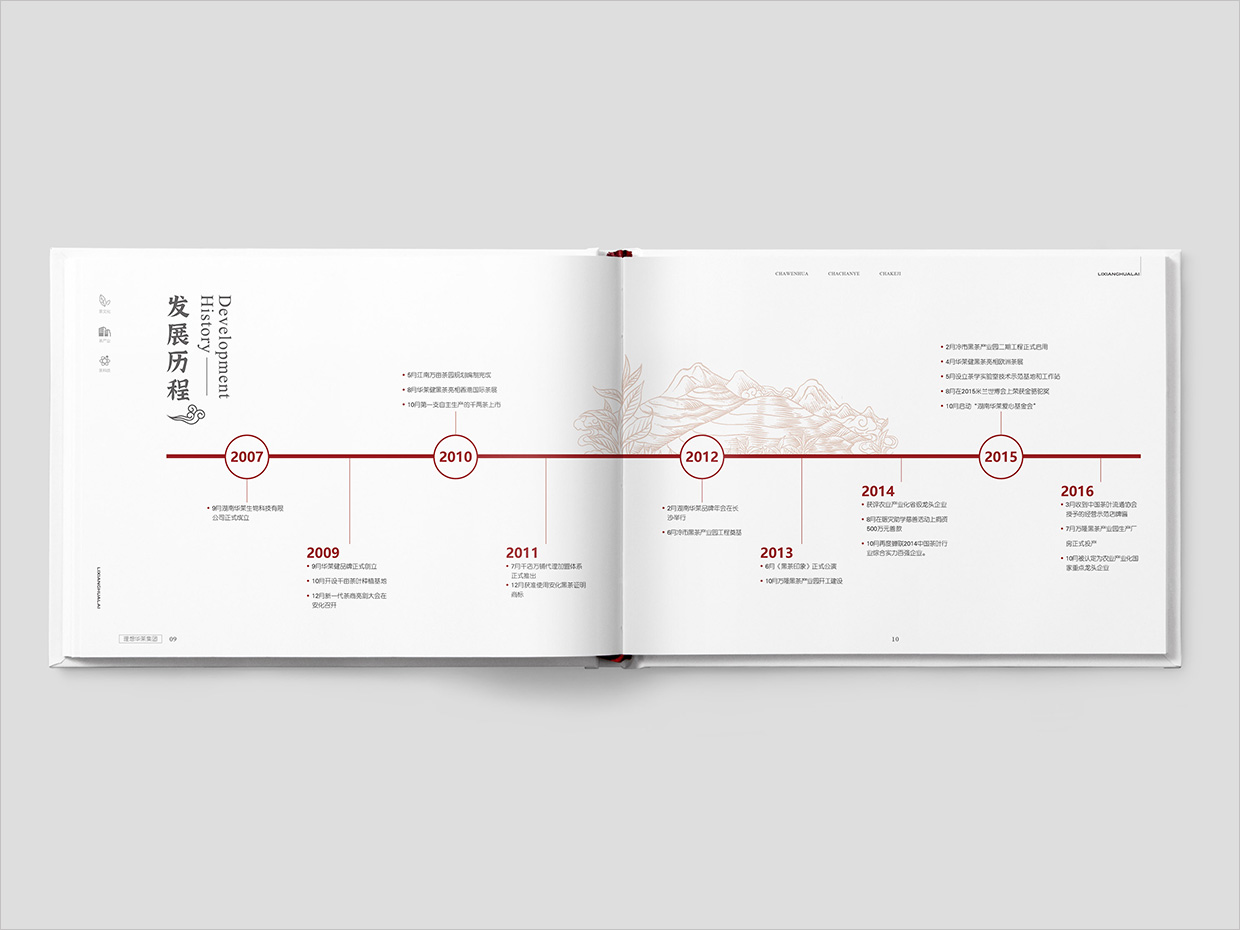 理想華萊科技集團(tuán)公司畫冊(cè)設(shè)計(jì)之發(fā)展歷程頁面設(shè)計(jì) 理想華萊科技集團(tuán)公司畫冊(cè)設(shè)計(jì)之發(fā)展歷程頁面設(shè)計(jì)